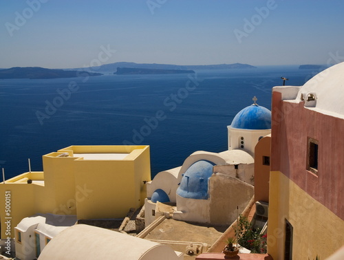 Beautiful view of Santorini Island (Greece)