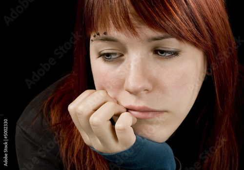 Girl feeling sad