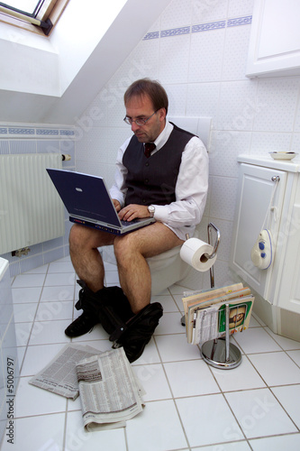 Foto Toilettenstress