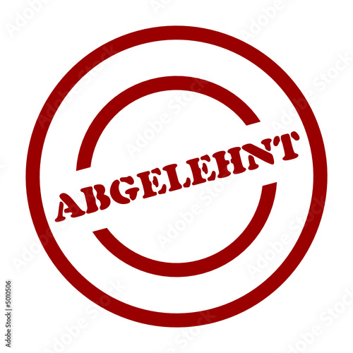 stempel abgelehnt  