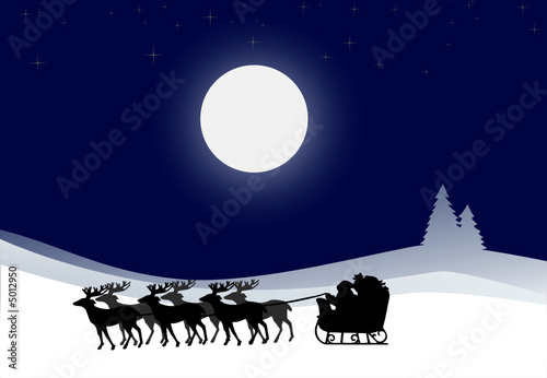 La slitta di babbo natale