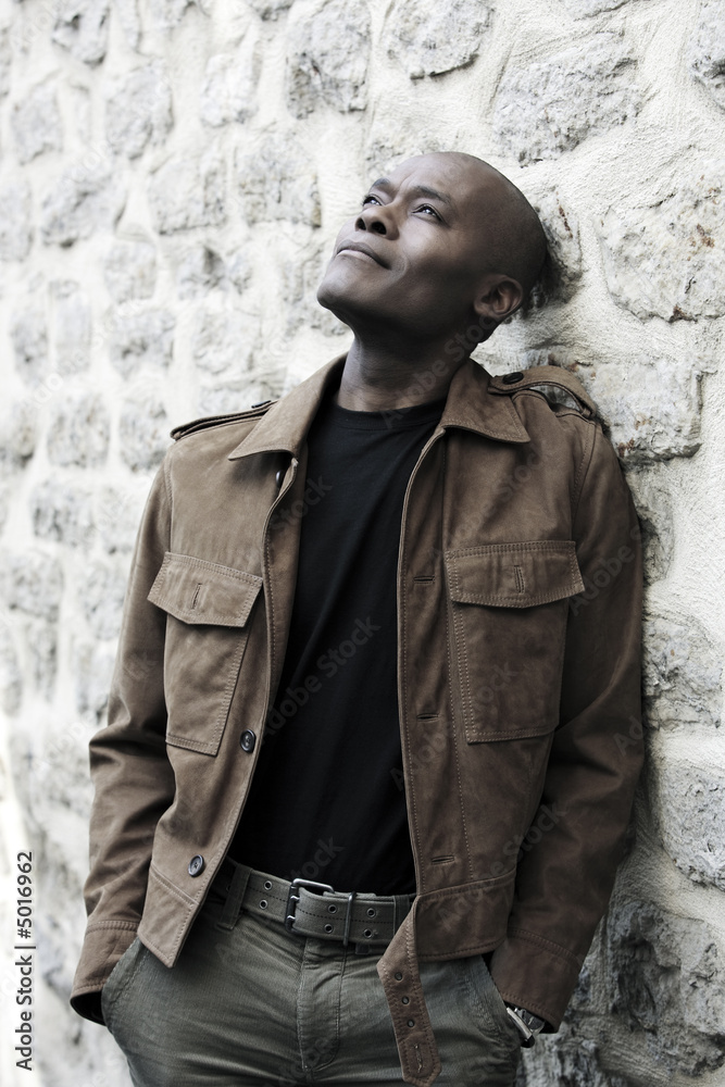 Obraz premium Handsome Afro-American Man
