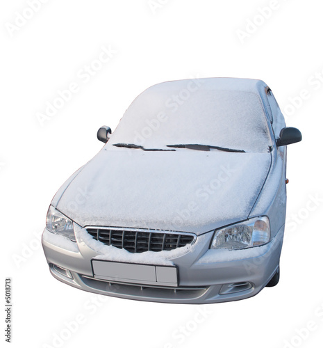 The car under snow - 2. Paths