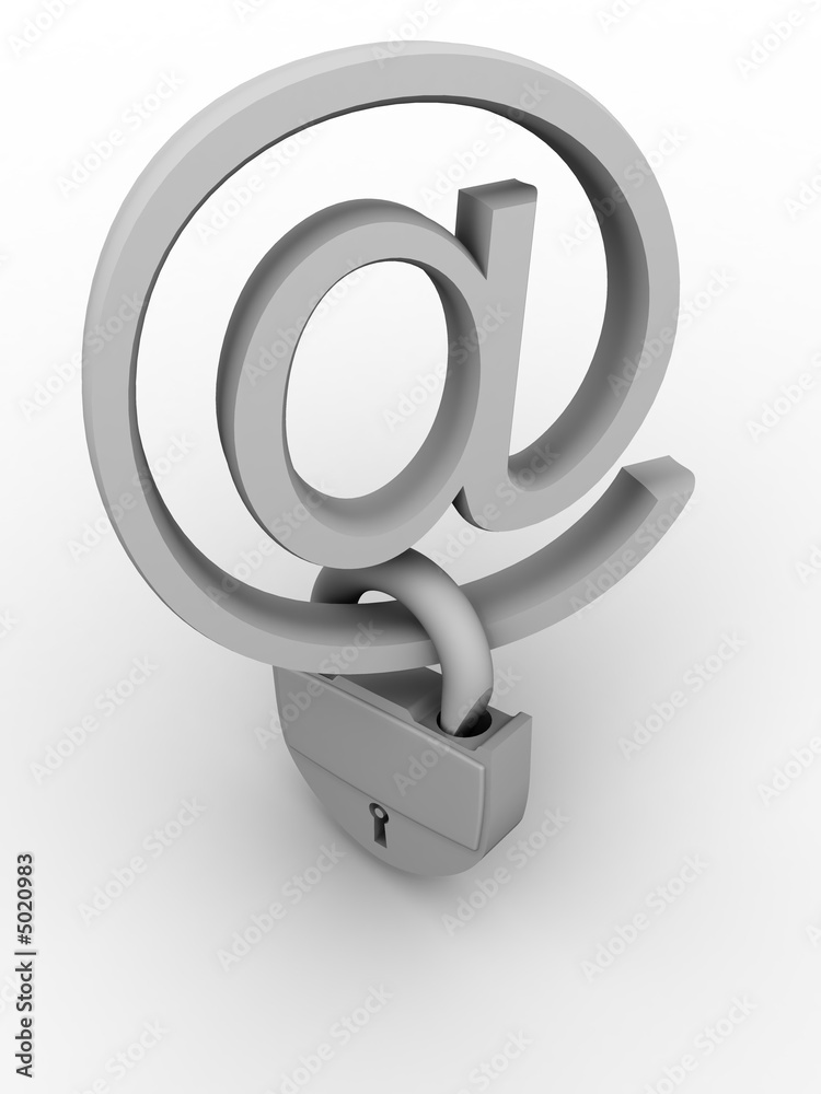 Symbol for internet with lock Symbol for internet with lock