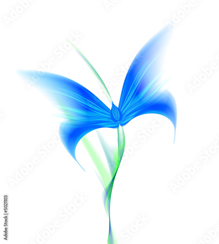 Fototapeta Naklejka Na Ścianę i Meble -  Abstract butterfly flower