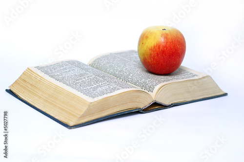 Book & apple