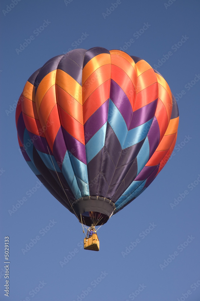 Fototapeta premium balloon rising at Taos festival