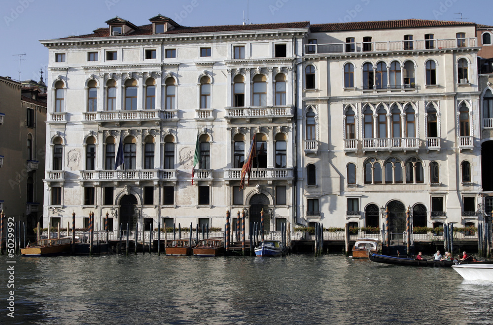 Naklejka premium Venice, Italy - Water Front Facade