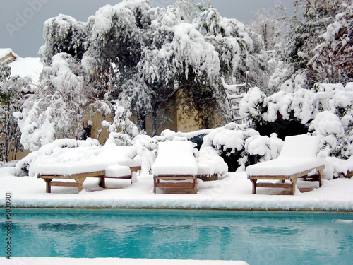 Piscine en hivers