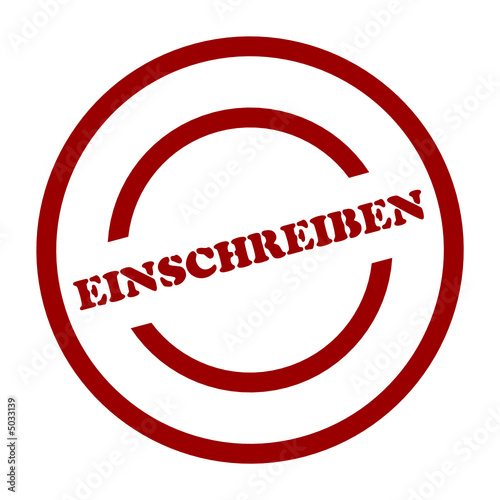 stempel einschreiben