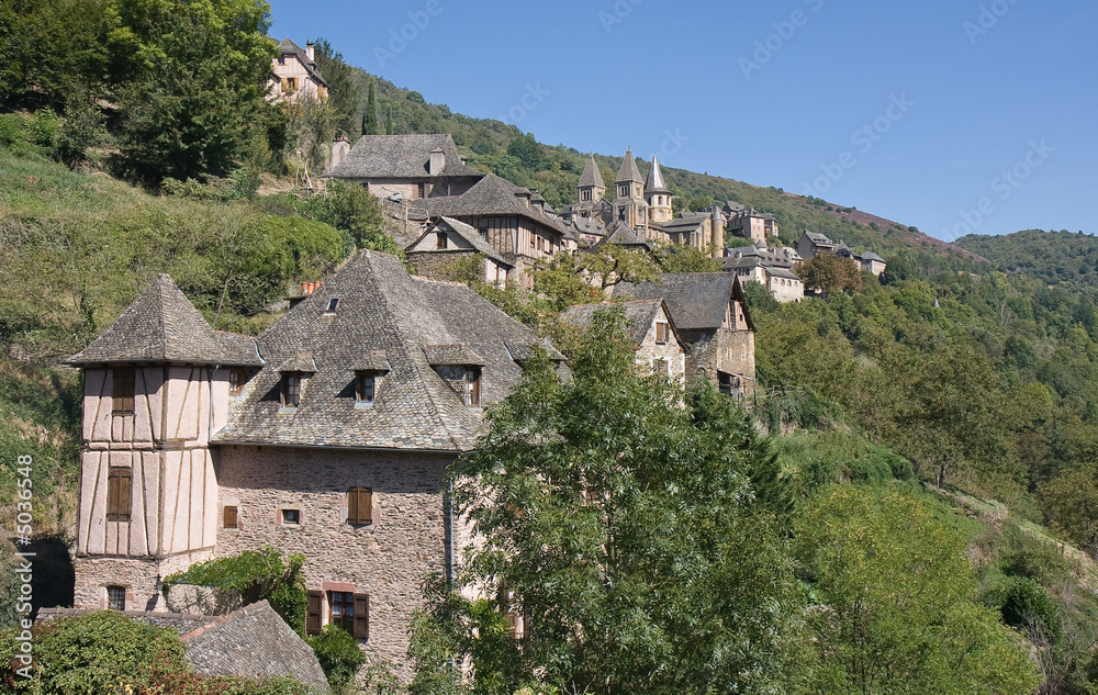 Conques, village d'Aveyron