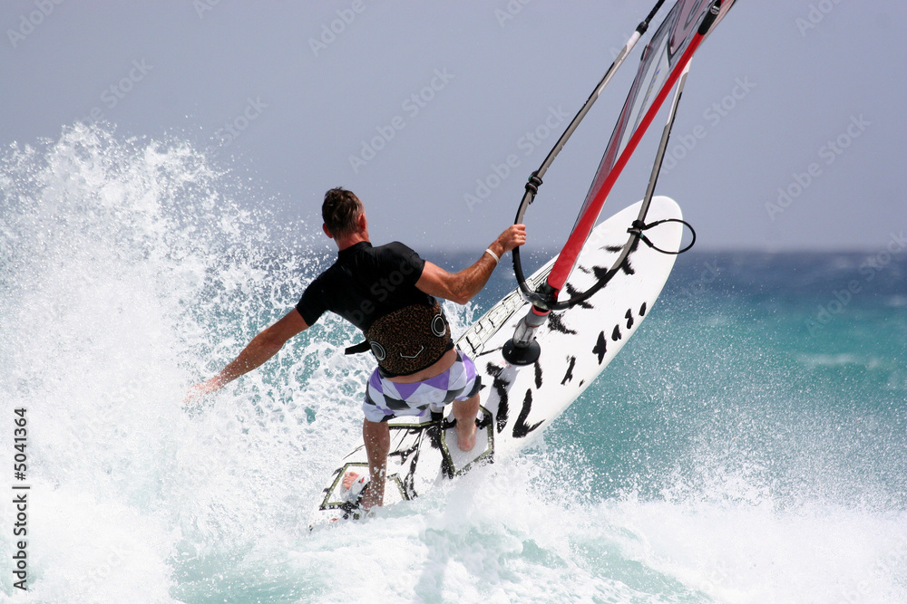 Naklejka premium Windsurfen