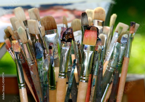 Pinsel gebraucht