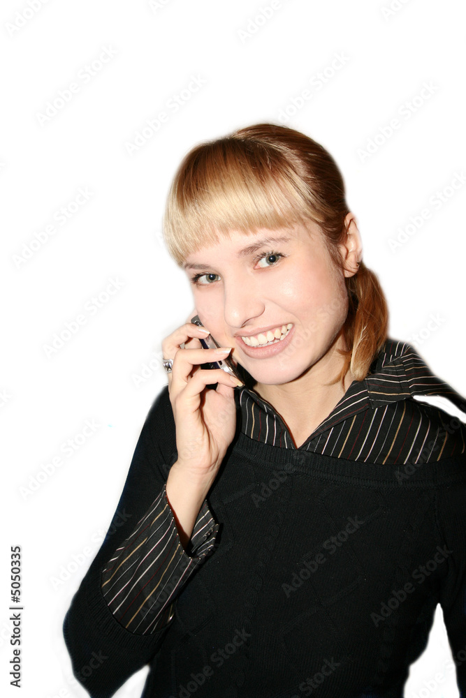 woman is calling by phone woman is calling by phone