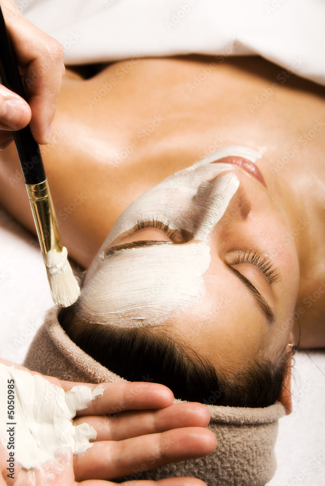 Naklejka premium Facial