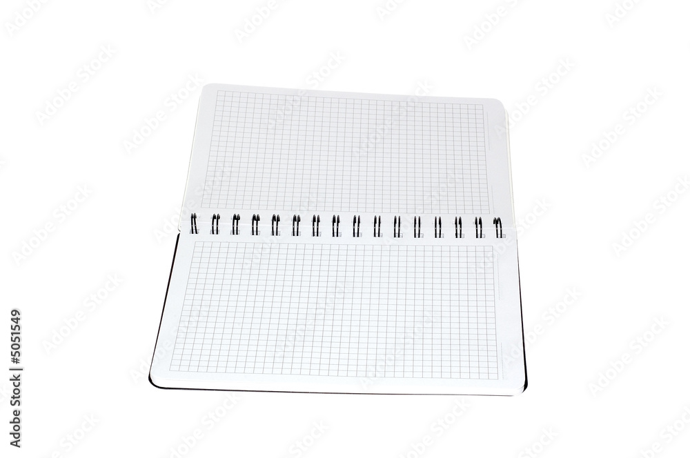 Notebook isolated on a white background. Notebook isolated on a white background.