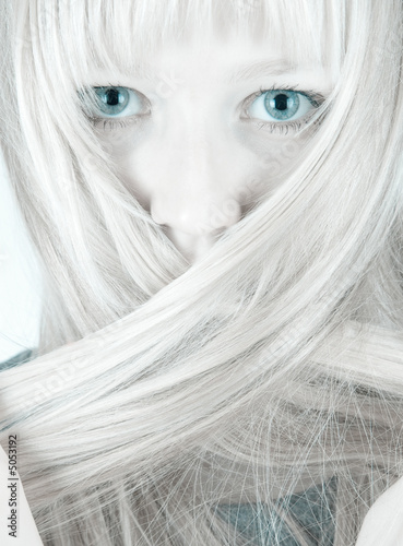 Shy girl
