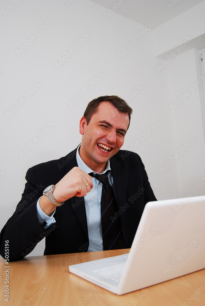 Happy businessman Happy businessman