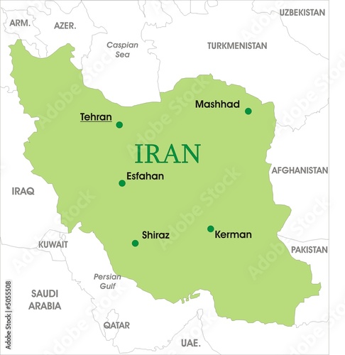 Mappa Iran photo