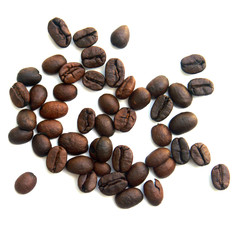 Leinwandbilder Kaffee Bar Geröstete Kaffeebohnen in Nahaufnahme  © Unclesam