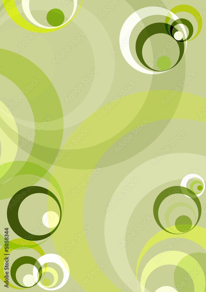 green background with retro circles green background with retro circles