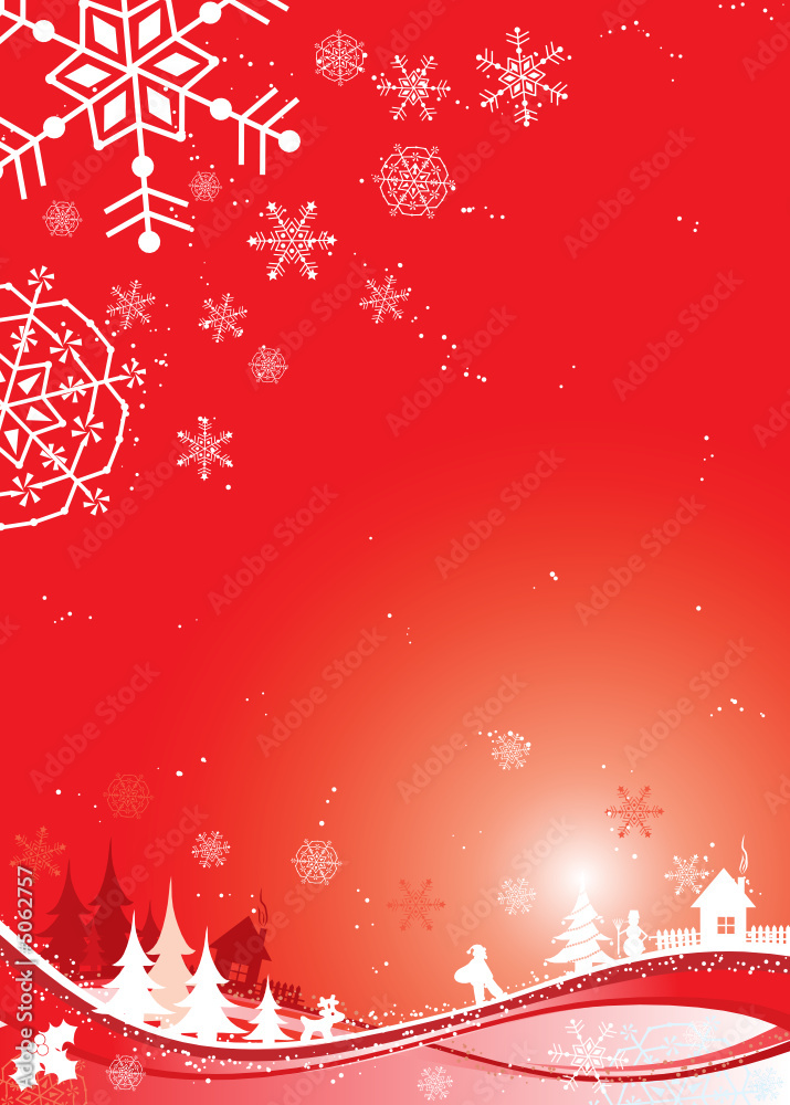 Christmas winter background, vector illustration Christmas winter background, vector illustration