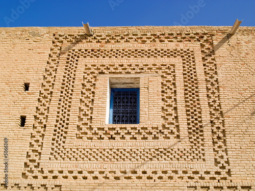 Window and wall in Tozeur Tunisia