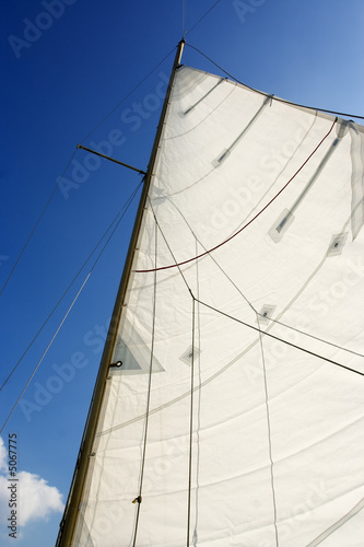 sail against sky