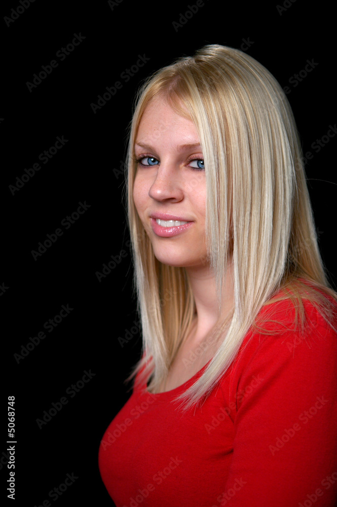 Naklejka premium Woman Smiling