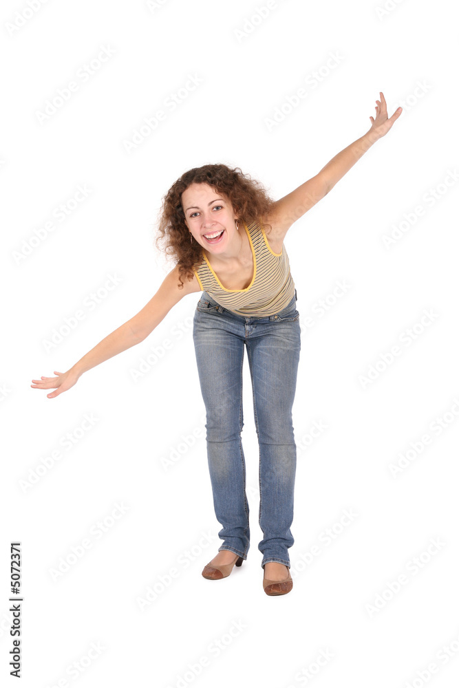 cheerful girl