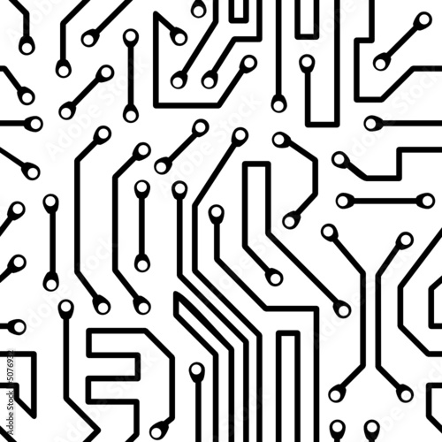 Tiled texture of a circuit board