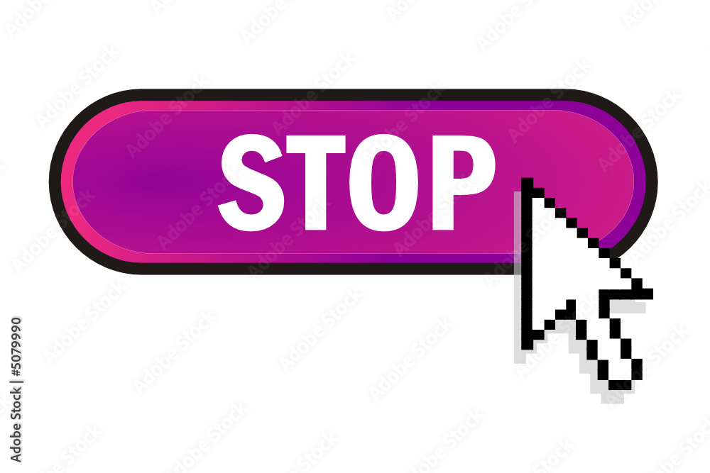 stop-button mauszeiger  