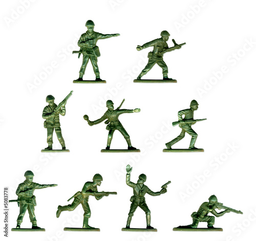 Collection of traditional toy soldiers