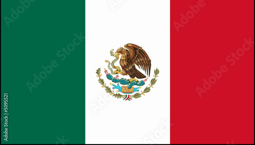Drapeau du Mexique photo