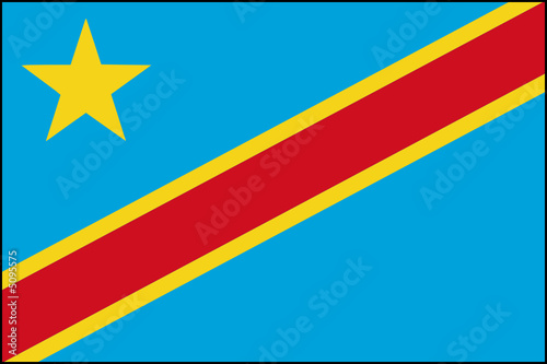 Drapeau de la République Démocratique du Congo