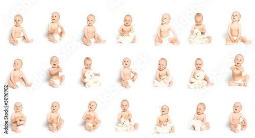 Wallpaper Mural 21 faces of boy Torontodigital.ca