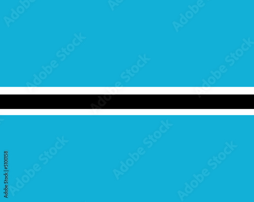 flag botswana