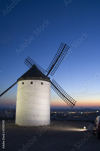 Spanish Windmill at Sunset
