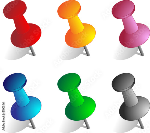 Lot de punaises vectorielles