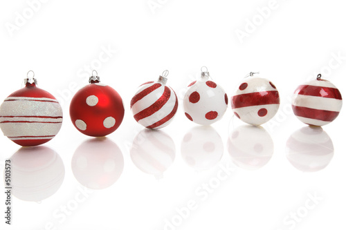Christmas bauble decorations