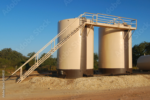 Twin Tan Storage Tanks