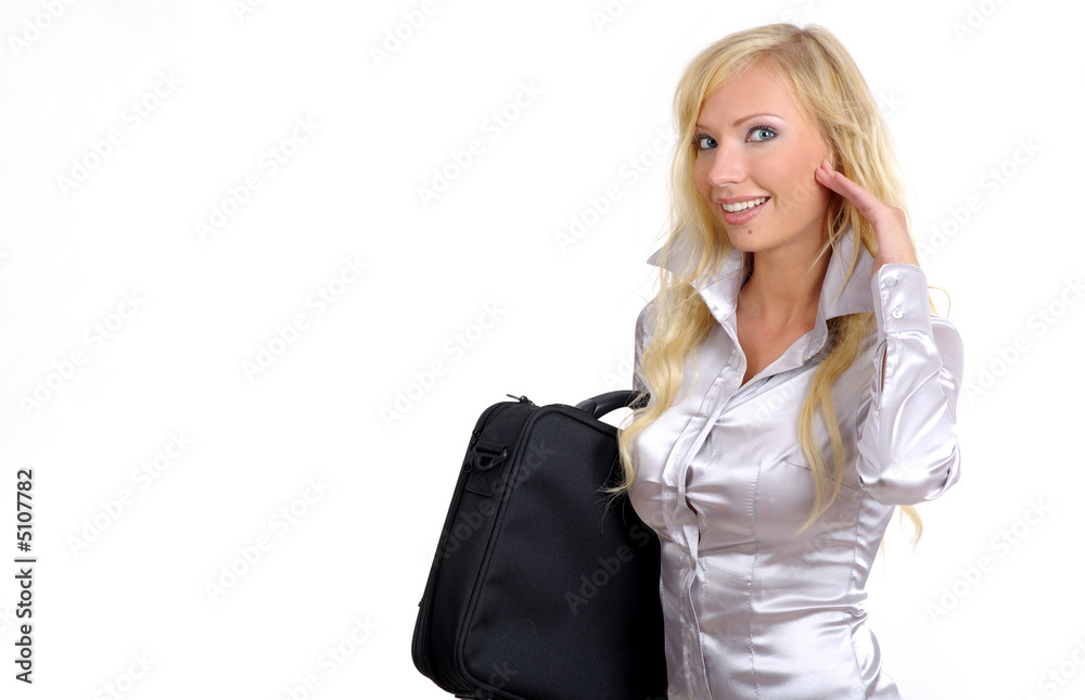 successful business woman with laptop successful business woman with laptop