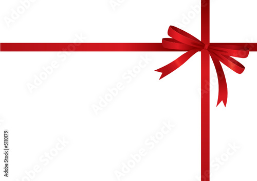 Red Ribbon (vector or XXL jpeg image)