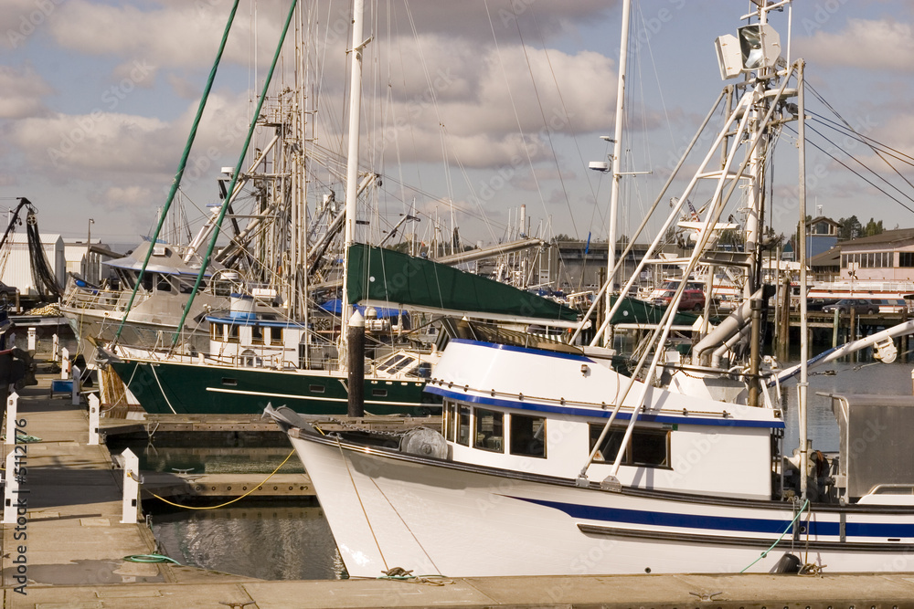 Fototapeta premium Fishing Boats at Marina