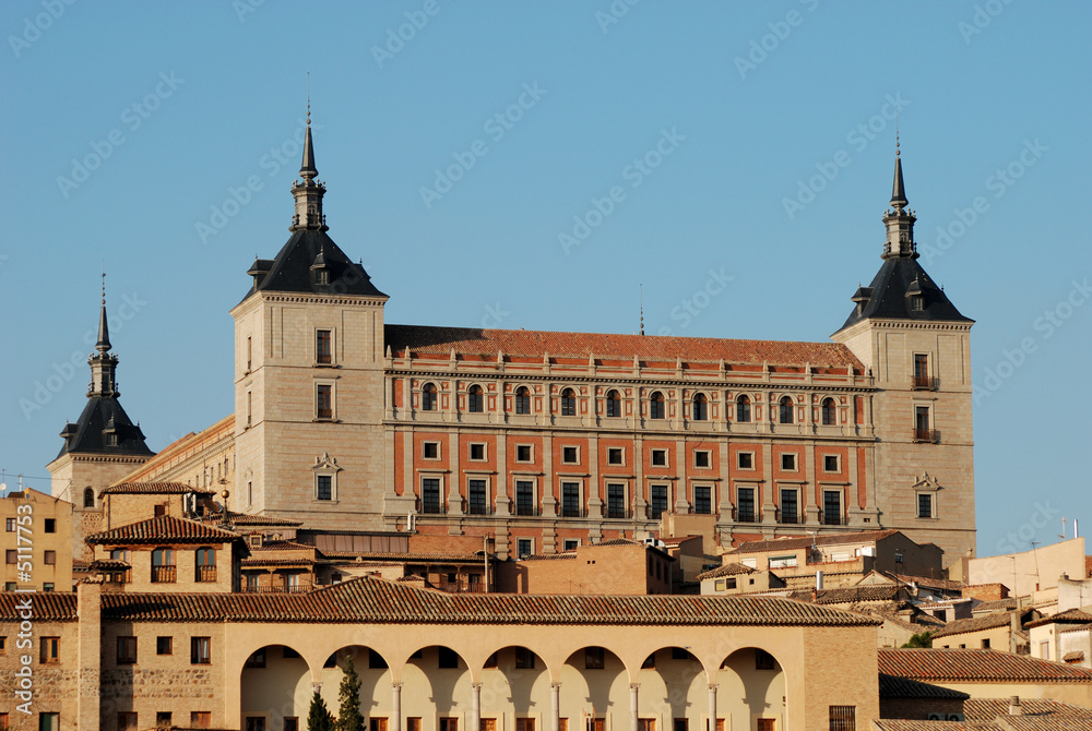 The Alcázar in Toledo, Spain