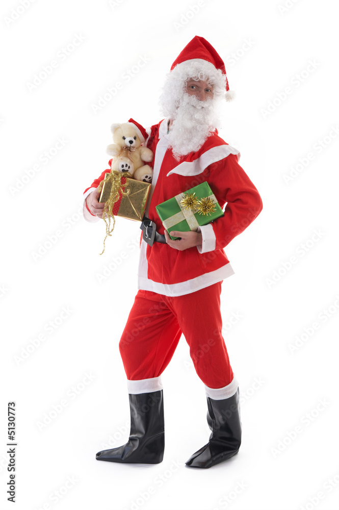 posing Santa Claus