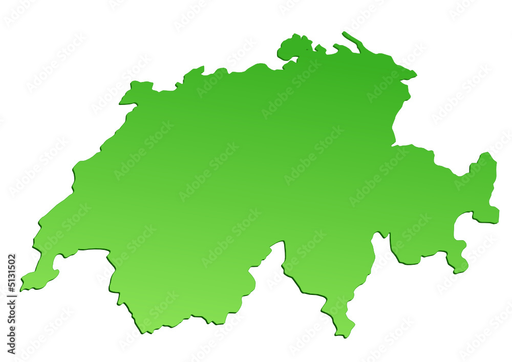 Carte de Suisse verte