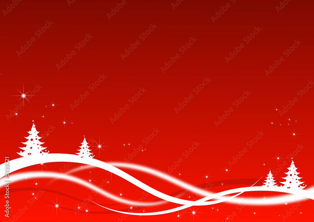 Abstract christmas landscape Abstract christmas landscape