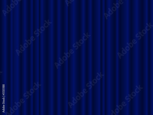 blue curtain