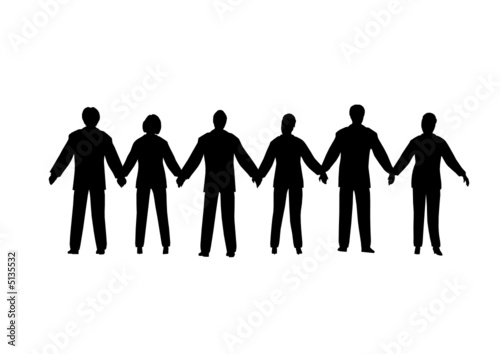 business people chain
